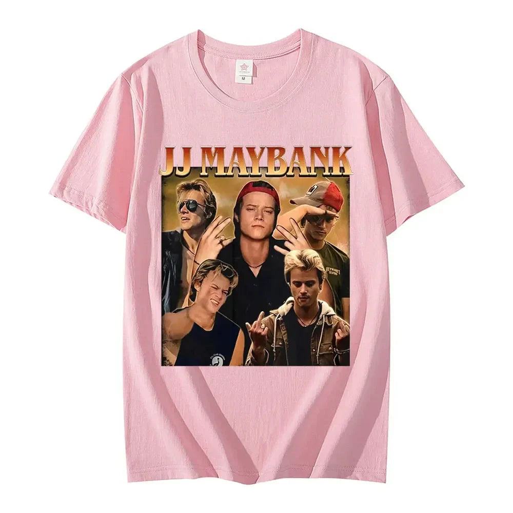 Outer Banks Inspired JJ Maybank Graphic T-Shirt Cotton Short Sleeve Summer Tee for Men and Women