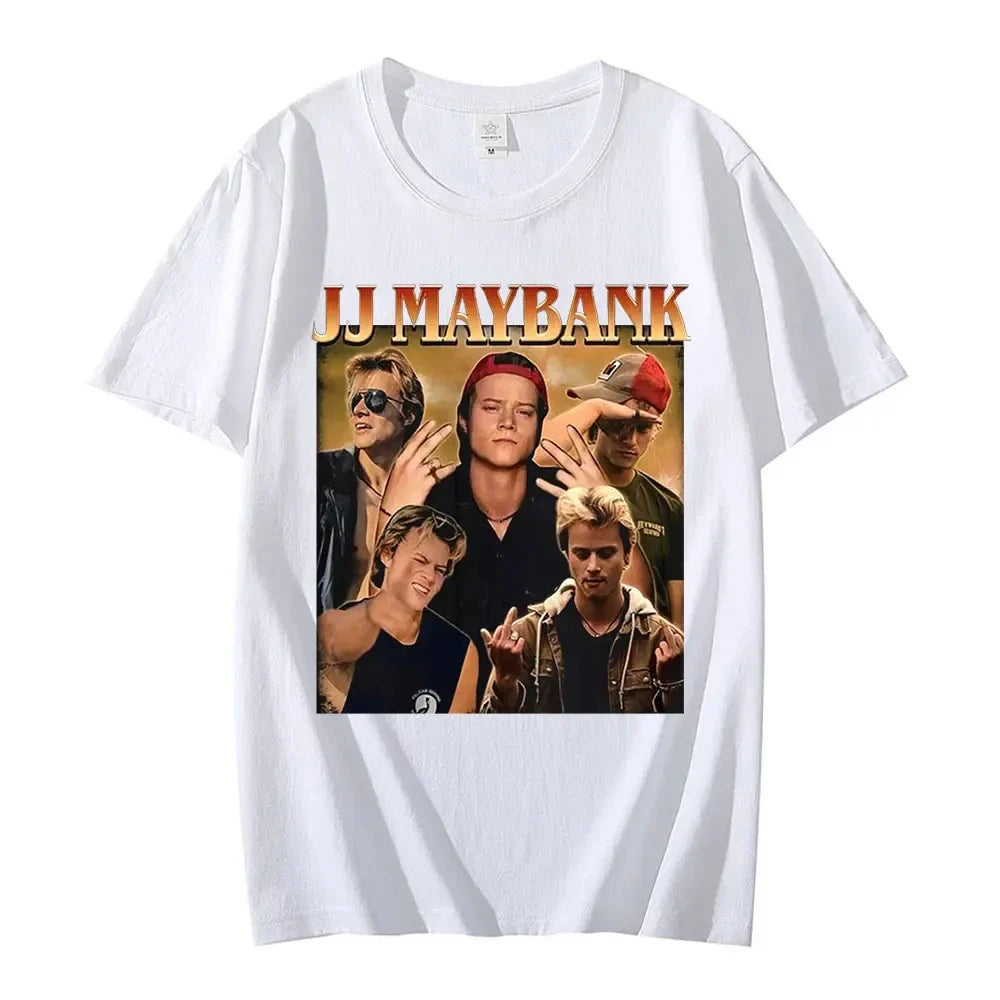 Outer Banks Inspired JJ Maybank Graphic T-Shirt Cotton Short Sleeve Summer Tee for Men and Women