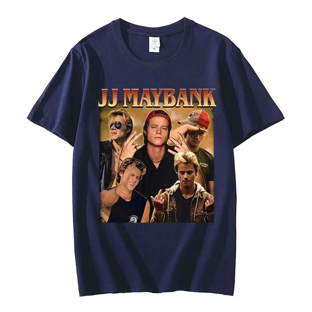 Outer Banks Inspired JJ Maybank Graphic T-Shirt Cotton Short Sleeve Summer Tee for Men and Women