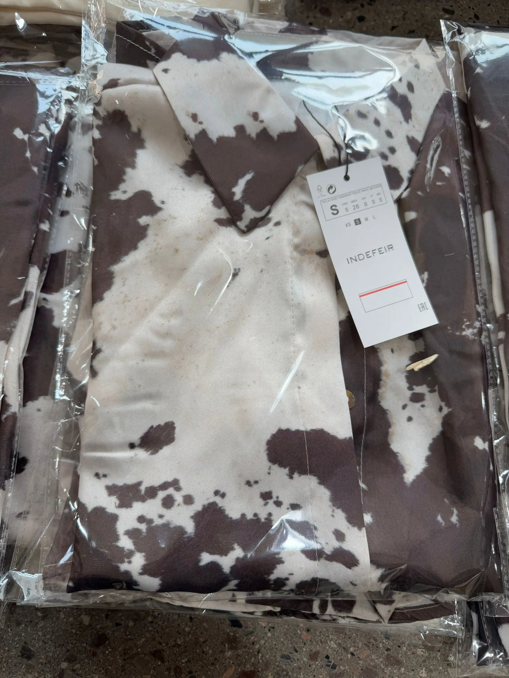 Brown Printed Casual Shirt and High Waist Drawstring Belt Satin Midi Skirt Matching Set for Women Spring Fashion Skirts Suit