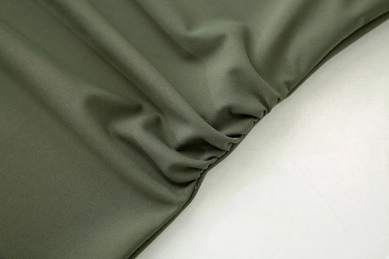 Elegant Black Pleated Maxi Dress for Women Sleeveless Midi Dress with Draped Design Perfect for Summer Beach Holidays