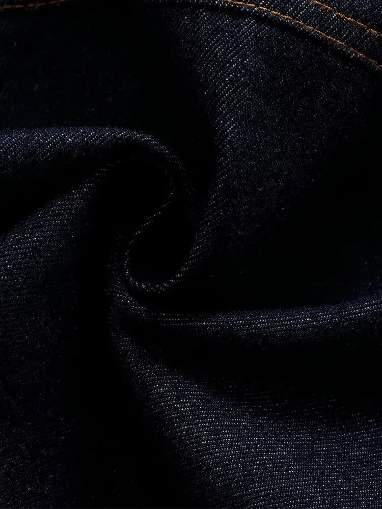 Casual Denim Long Skirt and Cropped Vest Set for Women Stylish Denim Coat Suit Casual Chic Outfit