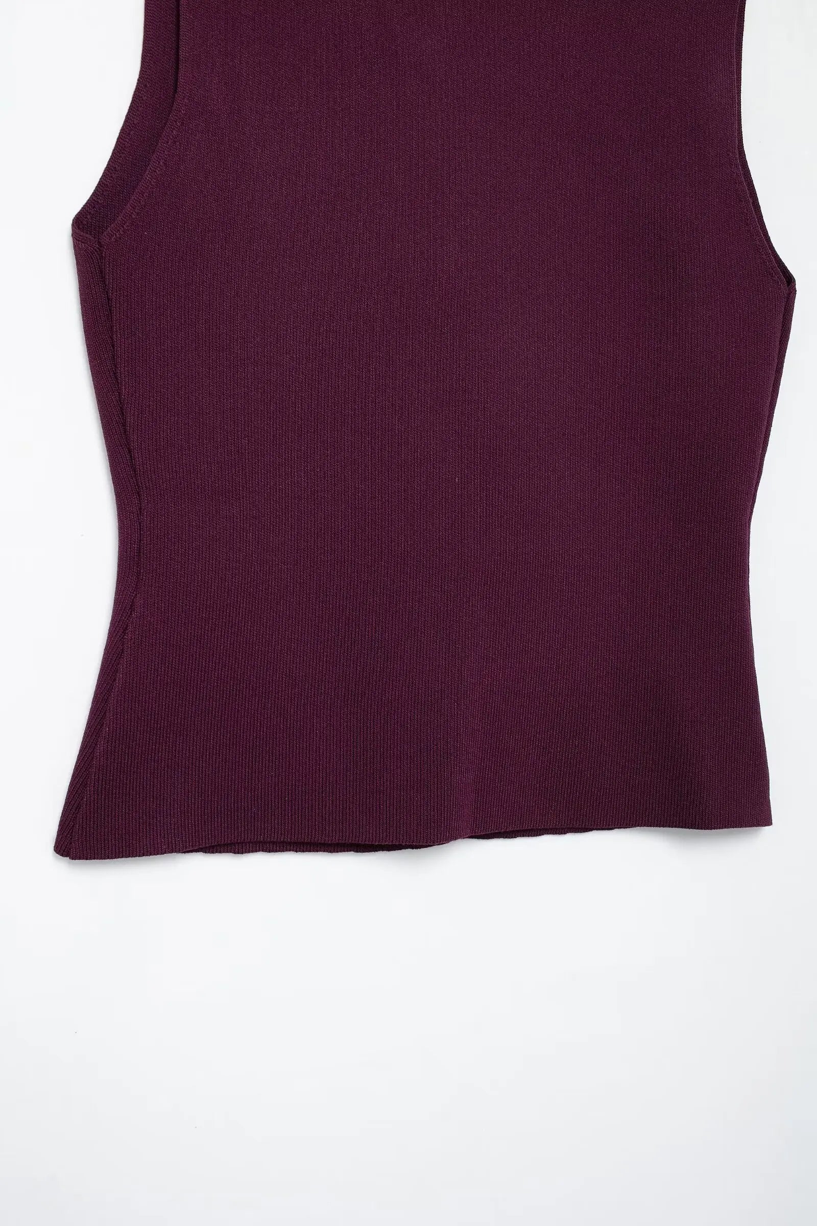 Women Two Piece Knit Vest and Side Zipper Midi Skirt Set Sleeveless V Neck Button Detail Stylish High Street Outfit for Ladies