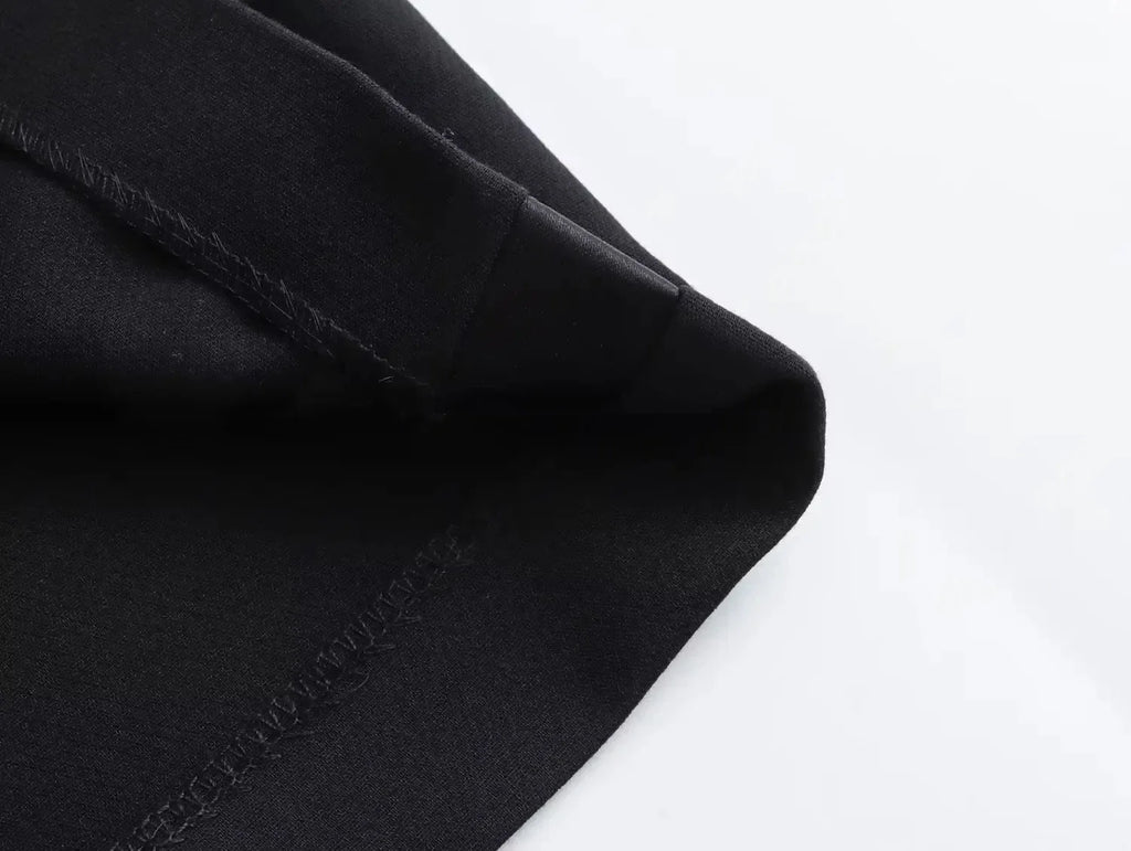 Elegant Two-Piece Women's Outfit Featuring Unique Tight Bra Shorts and Slim High Waist Skirt with Stylish Flip Spliced Tube Corset Top