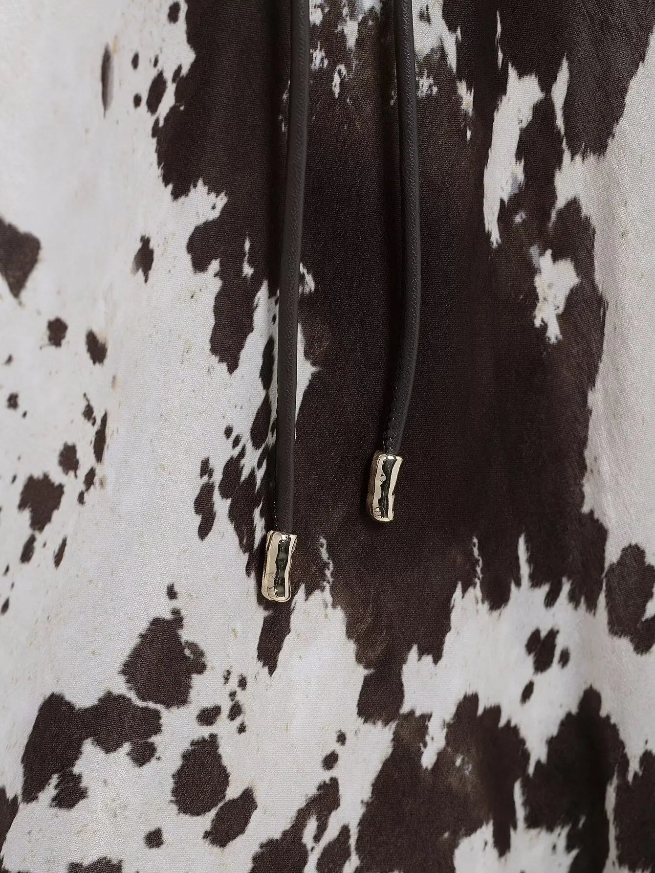 Women's Animal Print Silk Satin Midi Skirt and Casual Long-Sleeve Single-Breasted Blouse Two-Piece Set