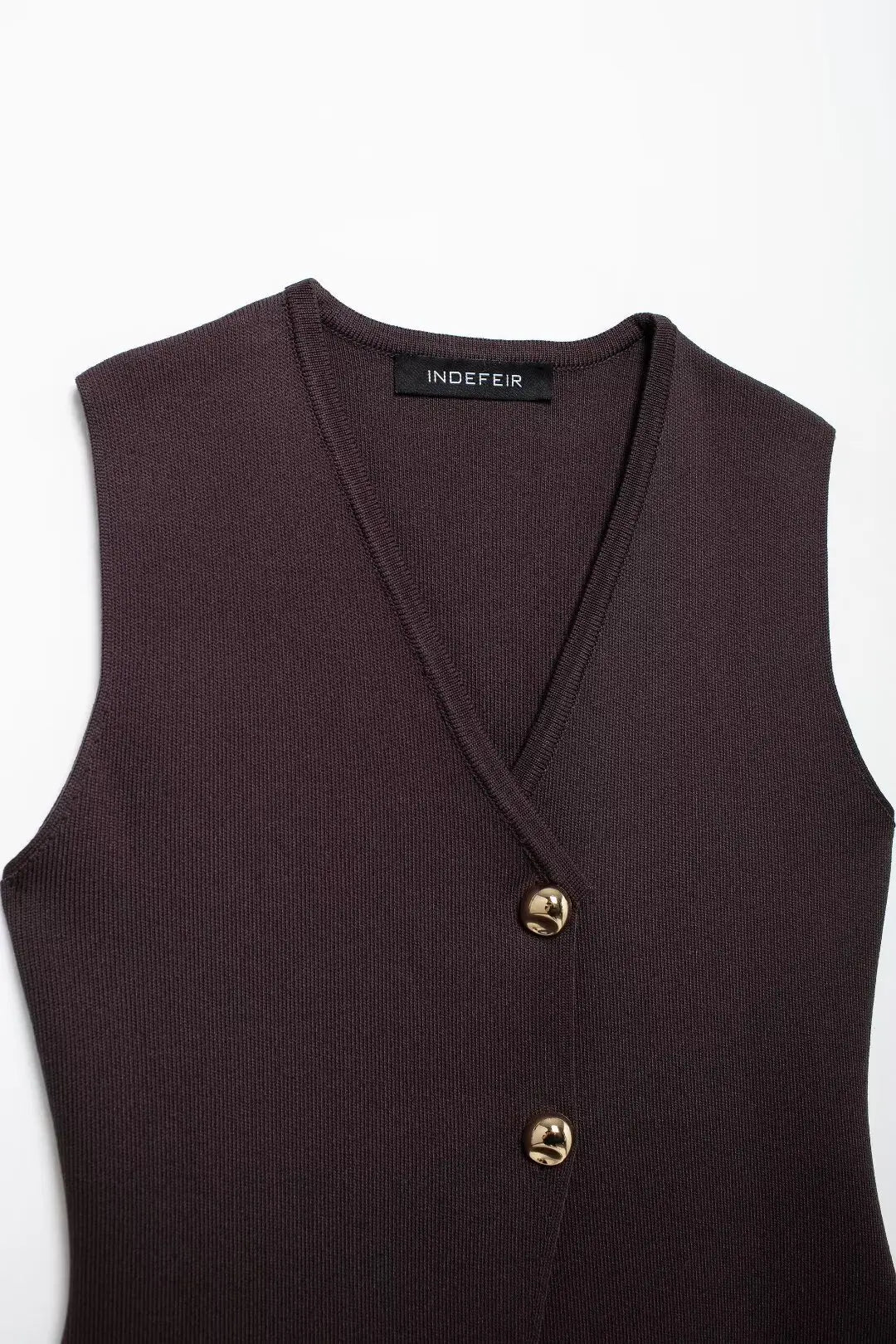 Elegant Women Brown Vest and Pleated Midi Skirt Set Chic Spring Summer Fashion in Beige and Wine Red