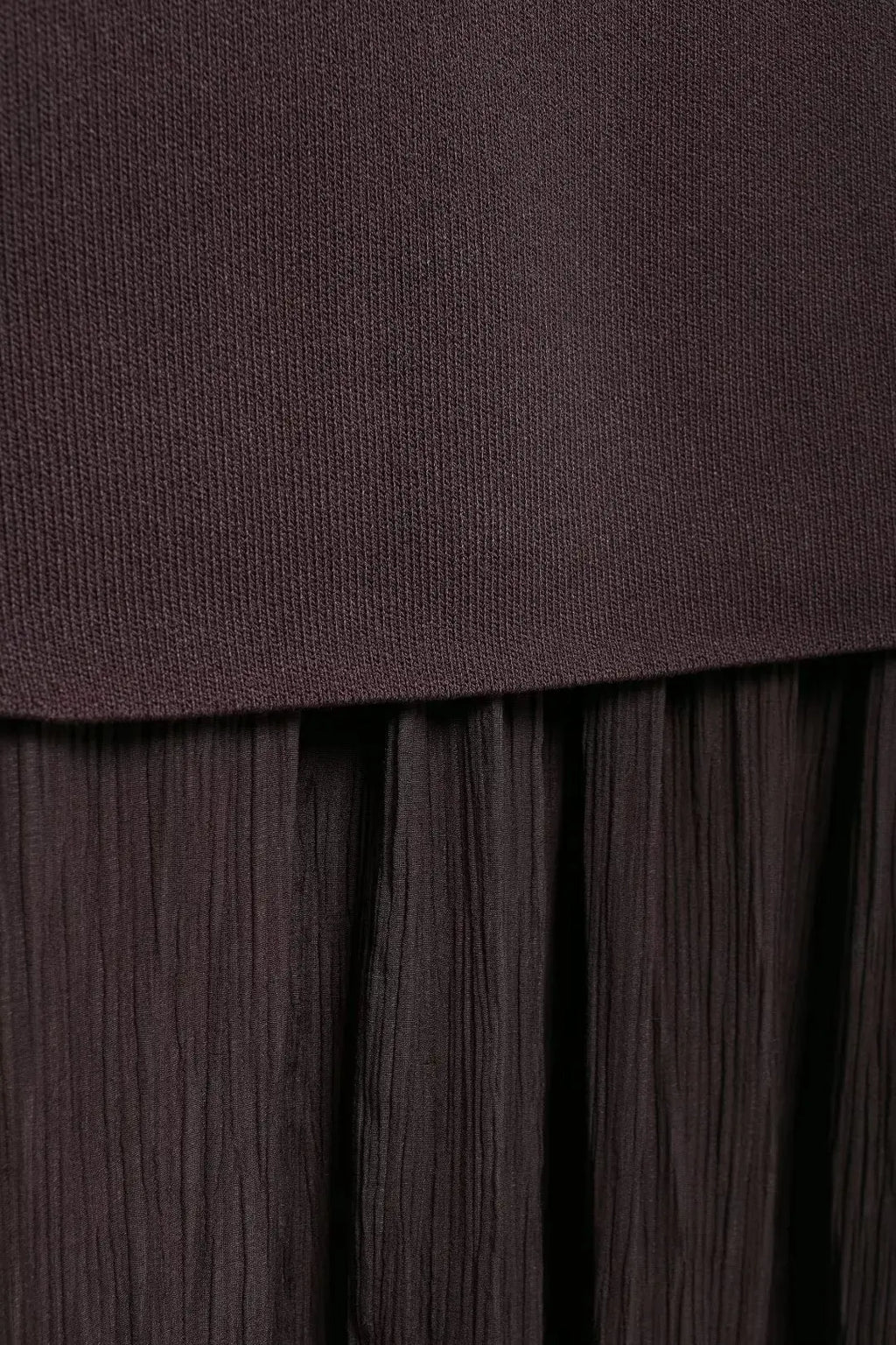 Elegant Women Brown Vest and Pleated Midi Skirt Set Chic Spring Summer Fashion in Beige and Wine Red