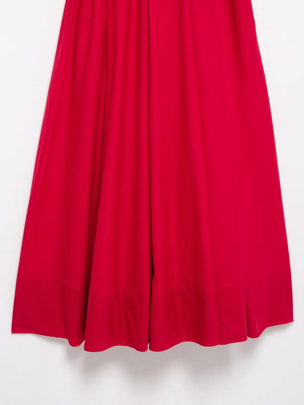 Women's Romantic Red Belted Dress with Lapel Pockets Long Dress for Spring and Summer Elegant Casual Holiday Wear