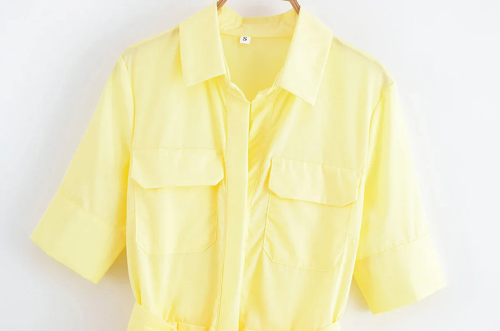 Women's Romantic Red Belted Dress with Lapel Pockets Long Dress for Spring and Summer Elegant Casual Holiday Wear