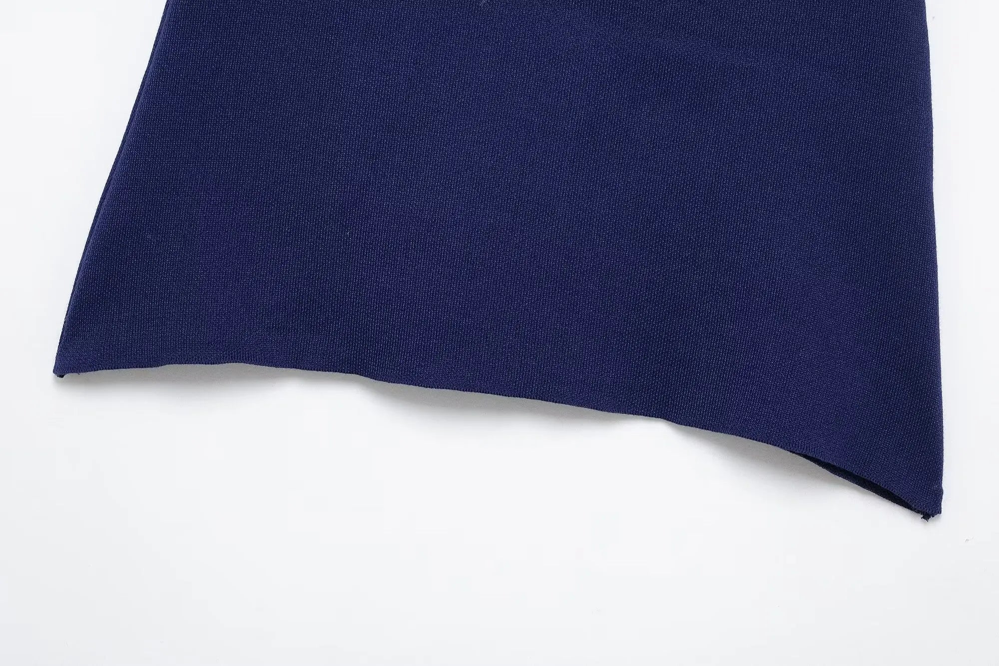 Casual Blue Knitted Women Sweater Set Long Sleeve O Neck Cardigan with Sheath Mini Skirt Stylish Spring Summer Outfit