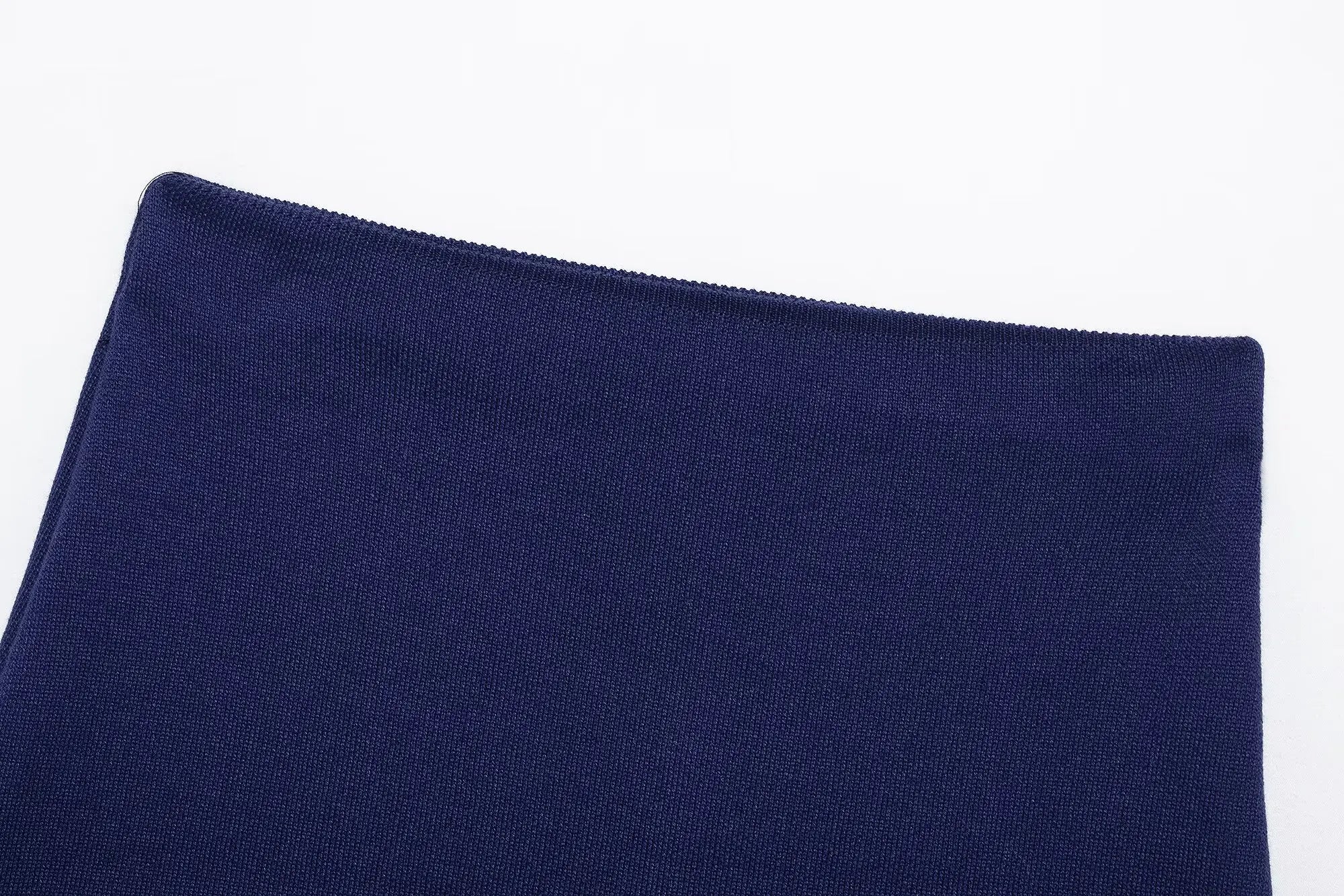 Casual Blue Knitted Women Sweater Set Long Sleeve O Neck Cardigan with Sheath Mini Skirt Stylish Spring Summer Outfit