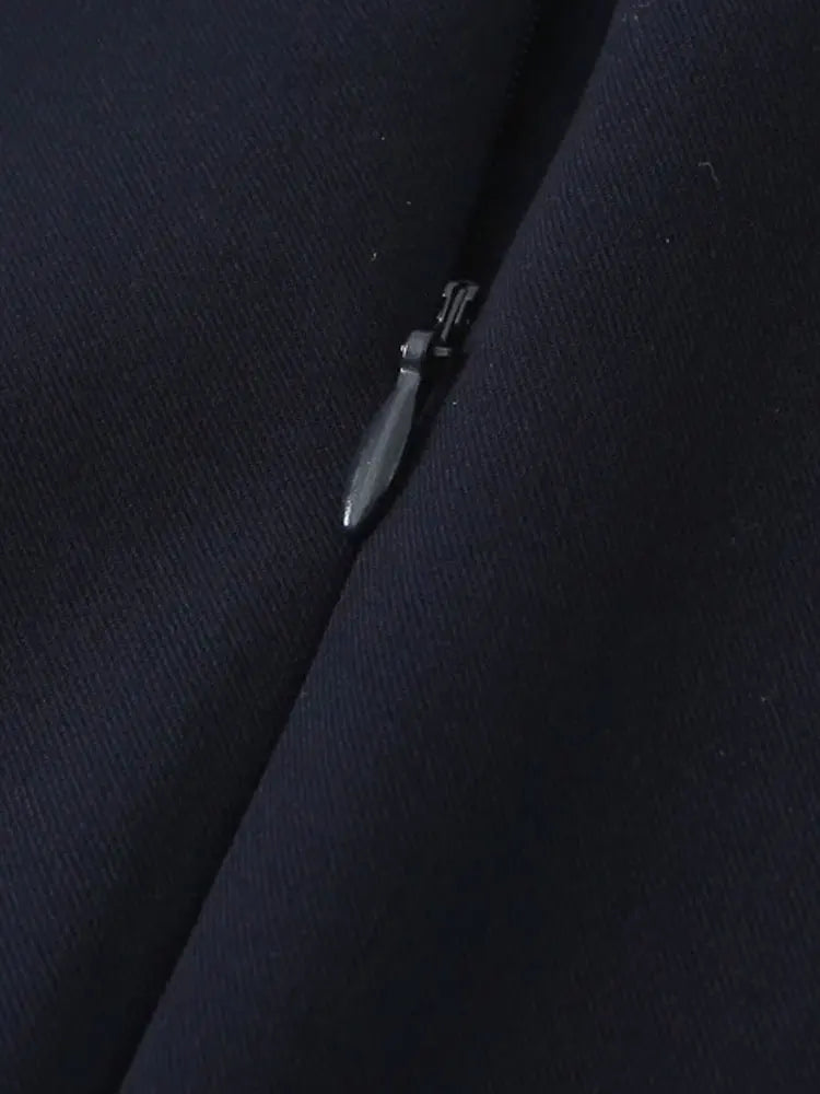 Chic Pleated Mini Dress for Women with Side Loops and Halter Neck Elegant Back Zipper Stylish Female Dress