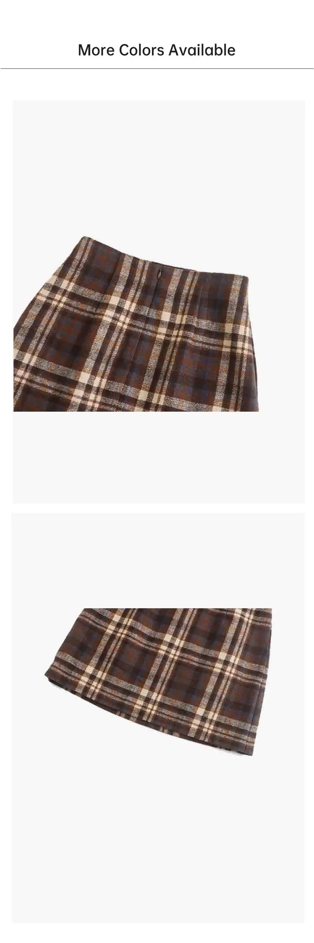 Casual Women's Fashion Round Neck Retro Pattern Long Sleeve Coat and Half Skirt Set for Elegant Layered Styling