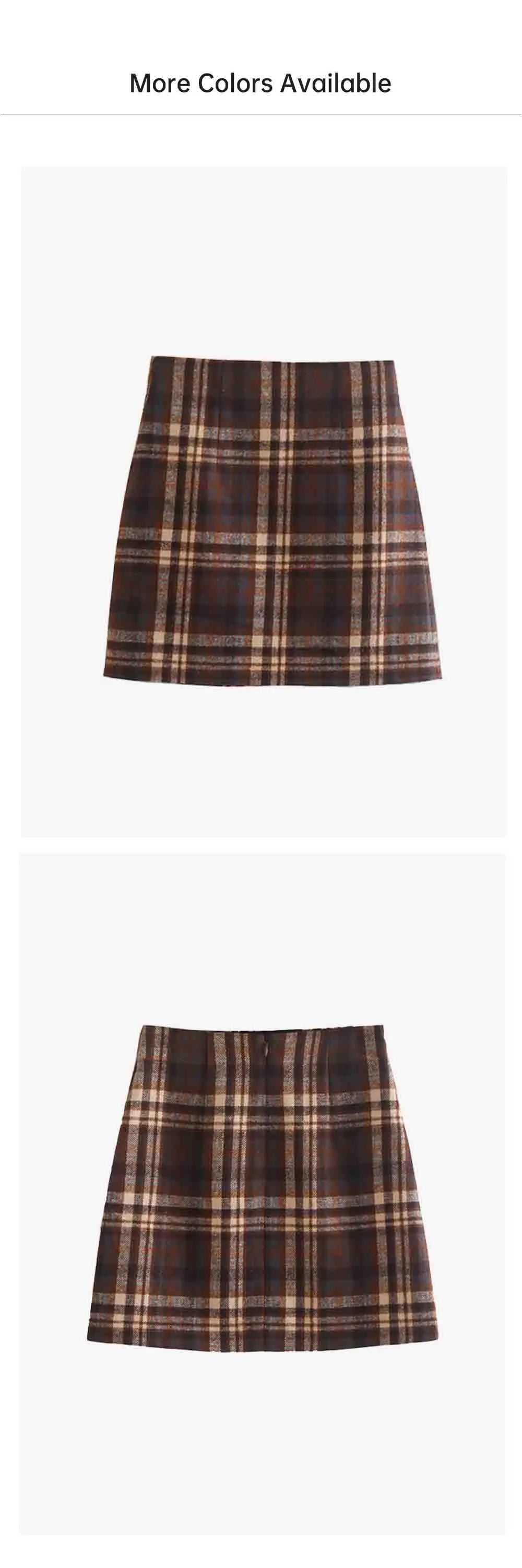 Casual Women's Fashion Round Neck Retro Pattern Long Sleeve Coat and Half Skirt Set for Elegant Layered Styling