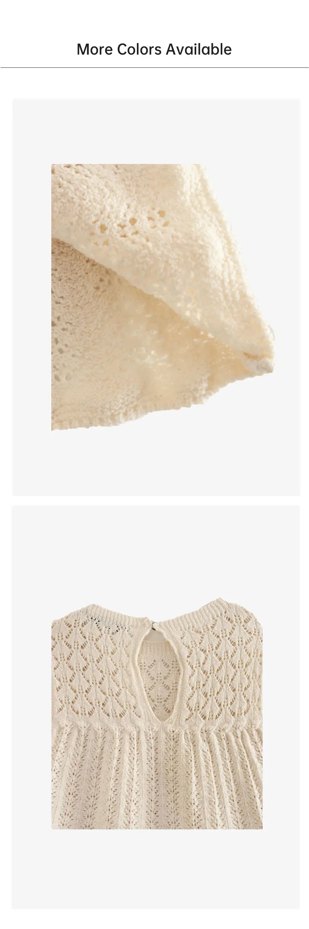 Women's Fashion Jacquard Hollow-Out Knitted Crop Top and Mini Skirt Set Stylish Slim Fit Two-Piece Outfit for Casual and Office Wear