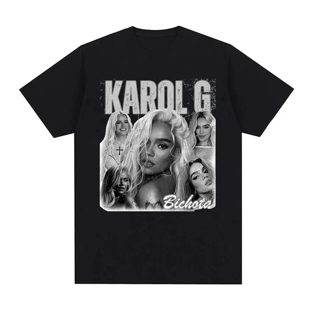 Vintage Karol G Manana Sera Bonito Graphic T-Shirt Unisex Hip Hop Gothic Short Sleeve Tee Casual Streetwear Top
