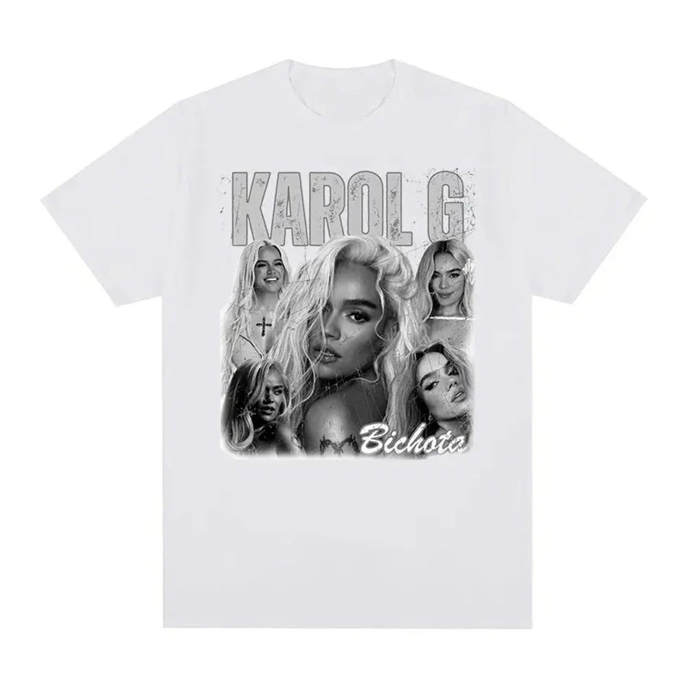 Vintage Karol G Manana Sera Bonito Graphic T-Shirt Unisex Hip Hop Gothic Short Sleeve Tee Casual Streetwear Top