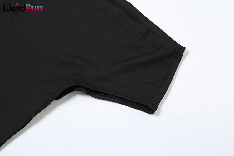 Chic Summer Women's Irregular Collar Sleeveless Dress with Incline Puss Shoulder Design and Body-Hugging Fit