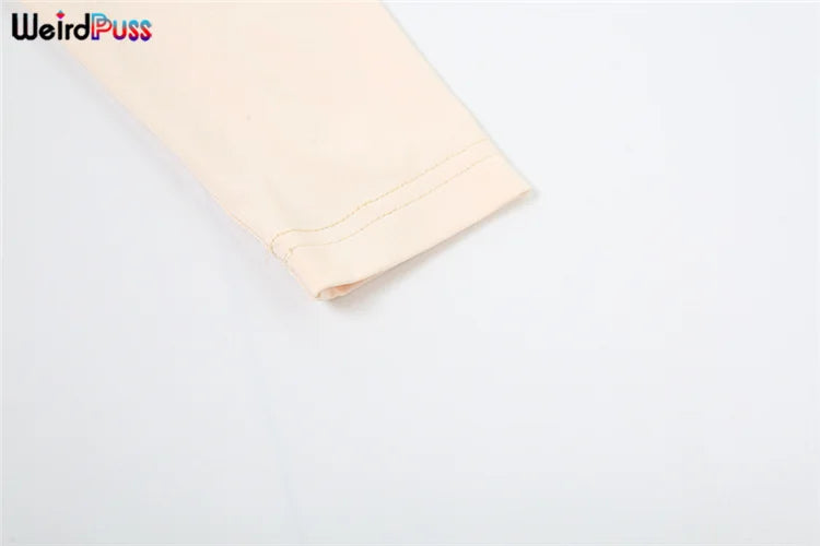 Elegant Backless Women's Dress with Long Sleeves and Slim Fit for Autumn Evening Parties and Prom Events