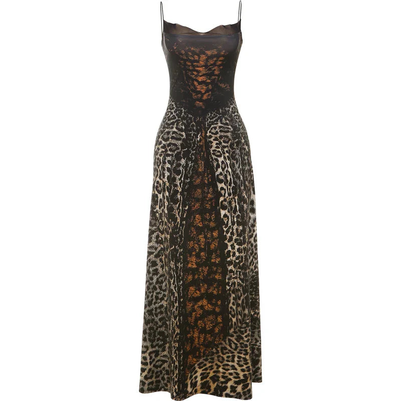 Weird Puss Backless Shirring Dress for Women Mesh Patchwork Sexy Sleeveless Summer Party Clubwear Slim Fit Vestidos