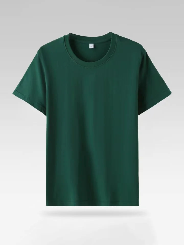 Solid Cotton Women's Short Sleeve T Shirt Loose Fit O Neck Basic Black White Thin Casual Tops Harajuku Style Outerwear Tee