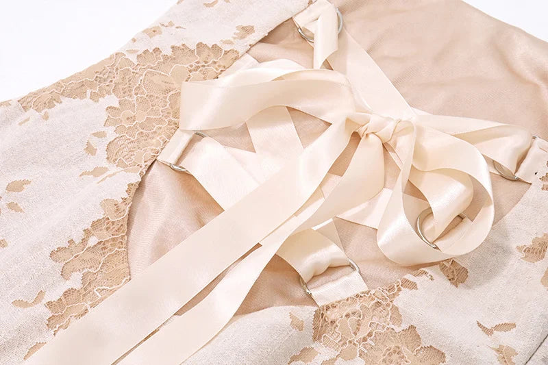 Elegant Printed Sleeveless Backless Spaghetti Strap Summer Party Dress for Women