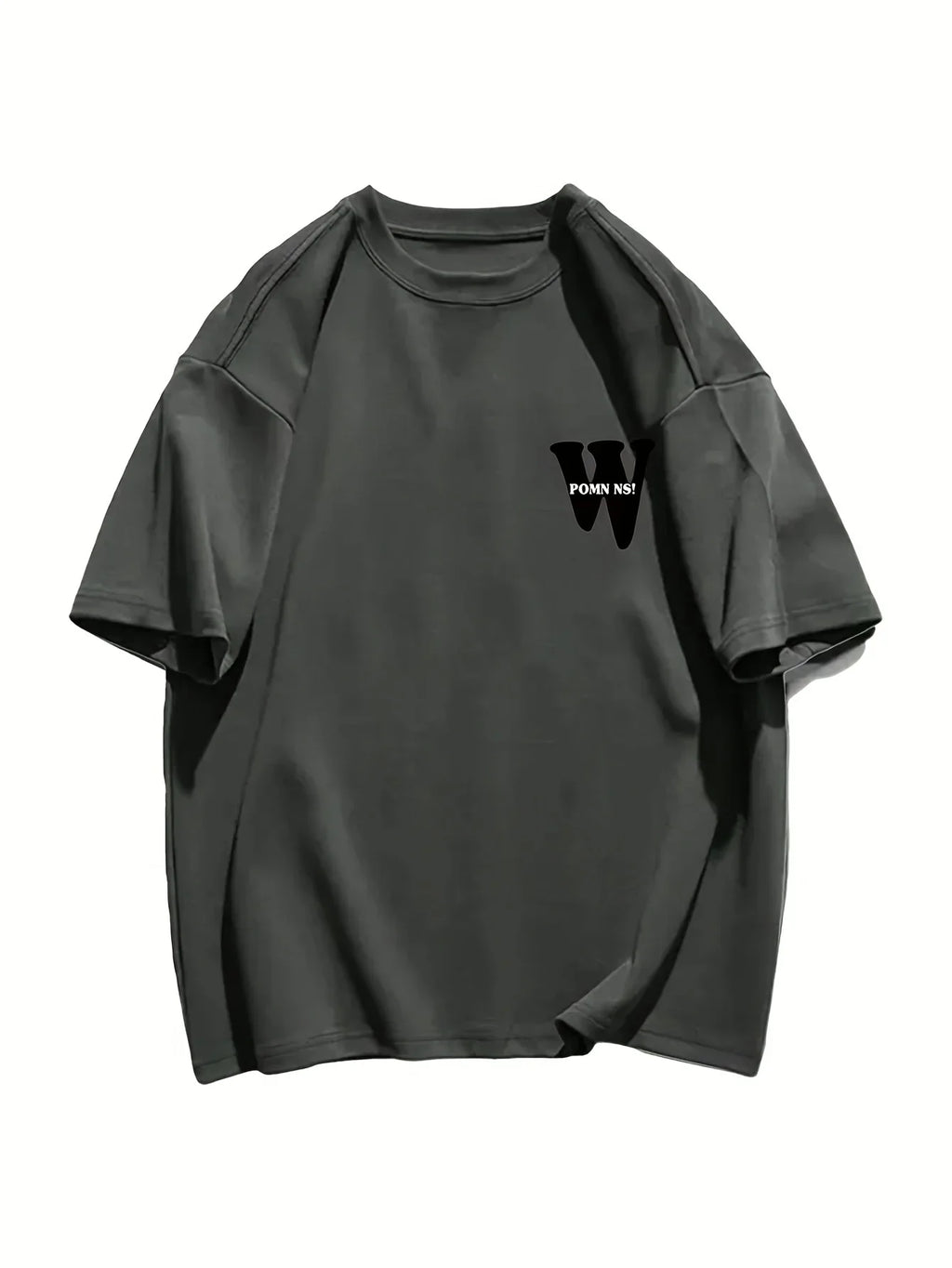 Stylish Korean Women's Cotton T-Shirt with Letter W Print Summer O-Neck Loose Fit Casual Tee in Multiple Colors