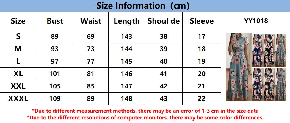 Flower Print Short Sleeve Swing Dress for Women Elegant Casual Summer Dress with Flowy Fit