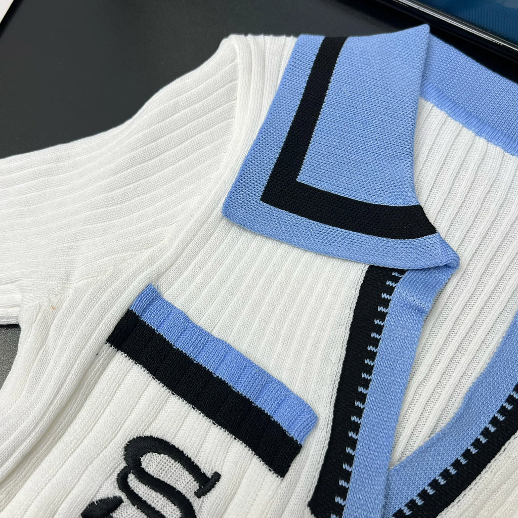 Chic Knit Maxi Dress for Women with Wrap Hips Elegant Embroidered Sweater Design for Office and Casual Wear