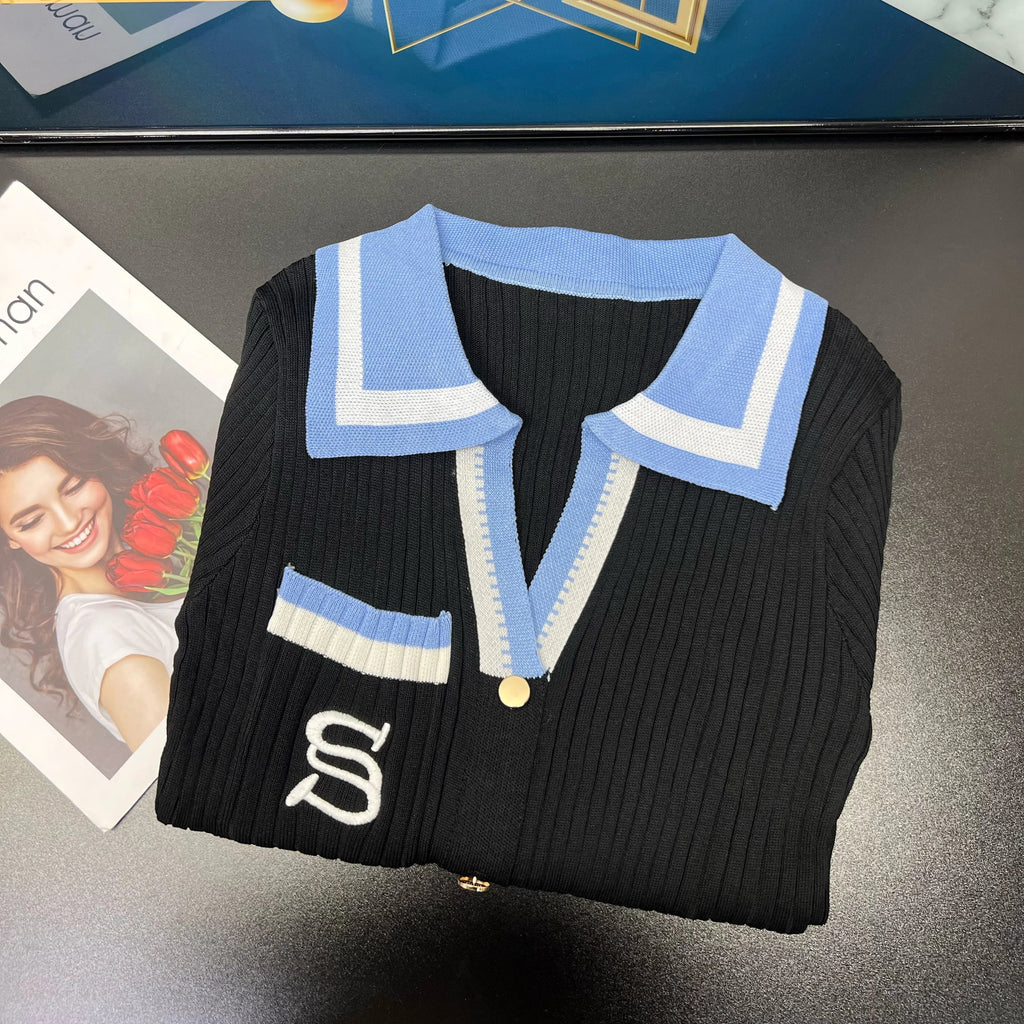 Chic Knit Maxi Dress for Women with Wrap Hips Elegant Embroidered Sweater Design for Office and Casual Wear