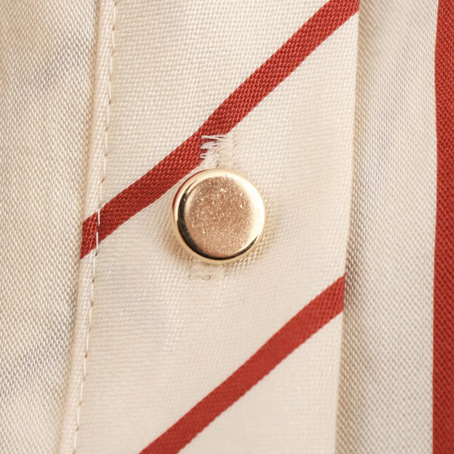 Women's Spring Long Sleeve Dress with Lapel Collar Belt and Pockets in Striped Print