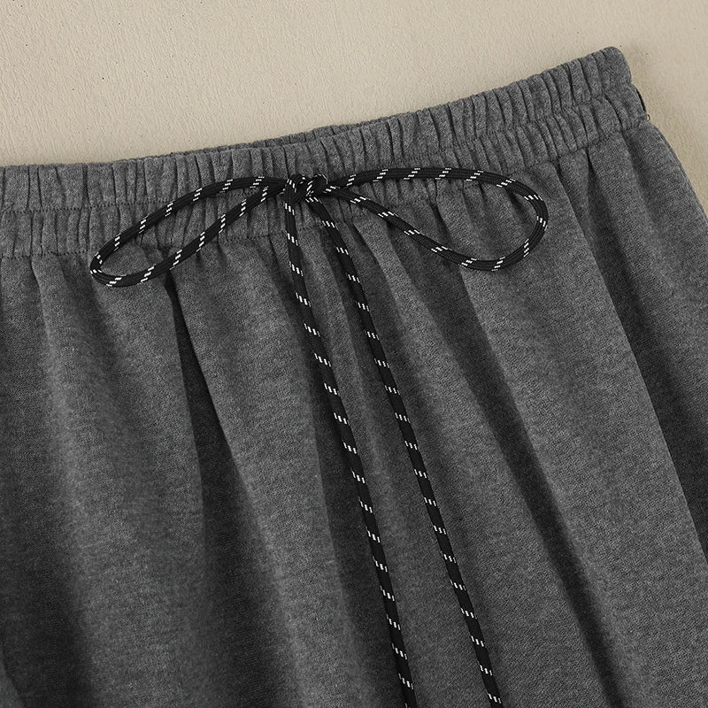 Casual Women Striped Midi Skirt and Sweatshirt Set Long Sleeve Turn-Down Collar Stretchable Top with Elastic Waist Skirt for Daily Office and Travel Wear