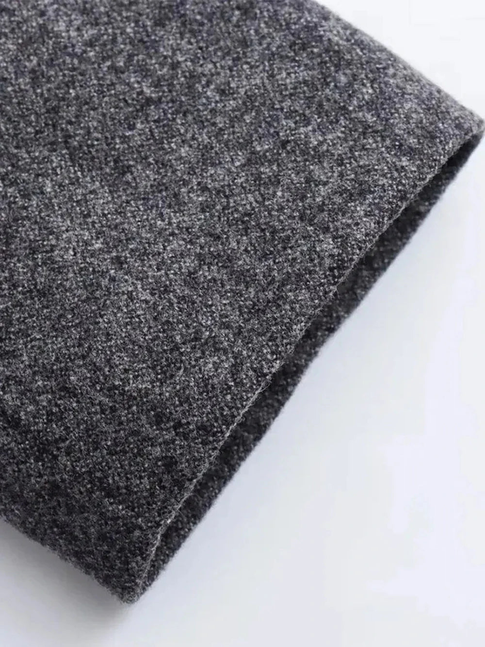 Women's Casual Commuter Two-Piece Suit Set with Single-Breasted Blazer and High-Waisted A-Line Skirt for Autumn and Winter