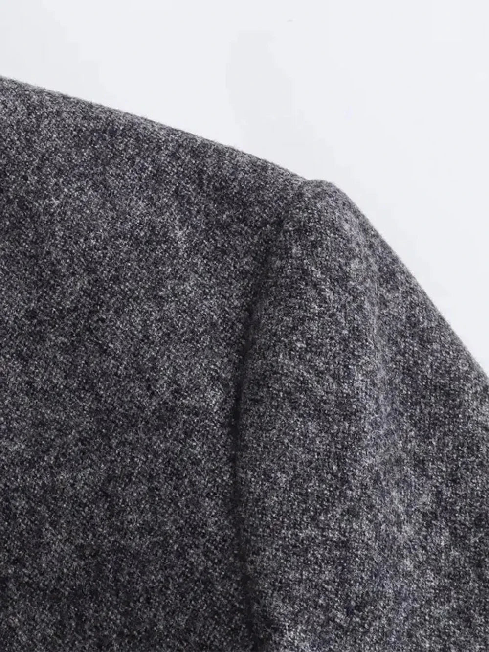 Women's Casual Commuter Two-Piece Suit Set with Single-Breasted Blazer and High-Waisted A-Line Skirt for Autumn and Winter