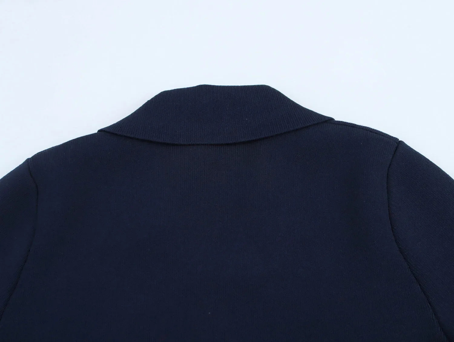 Women's Loose Knitted Blazer and High Waist A-Line Skirt Set with Lapel Double Breasted Pocket Jacket Chic Spring Suit