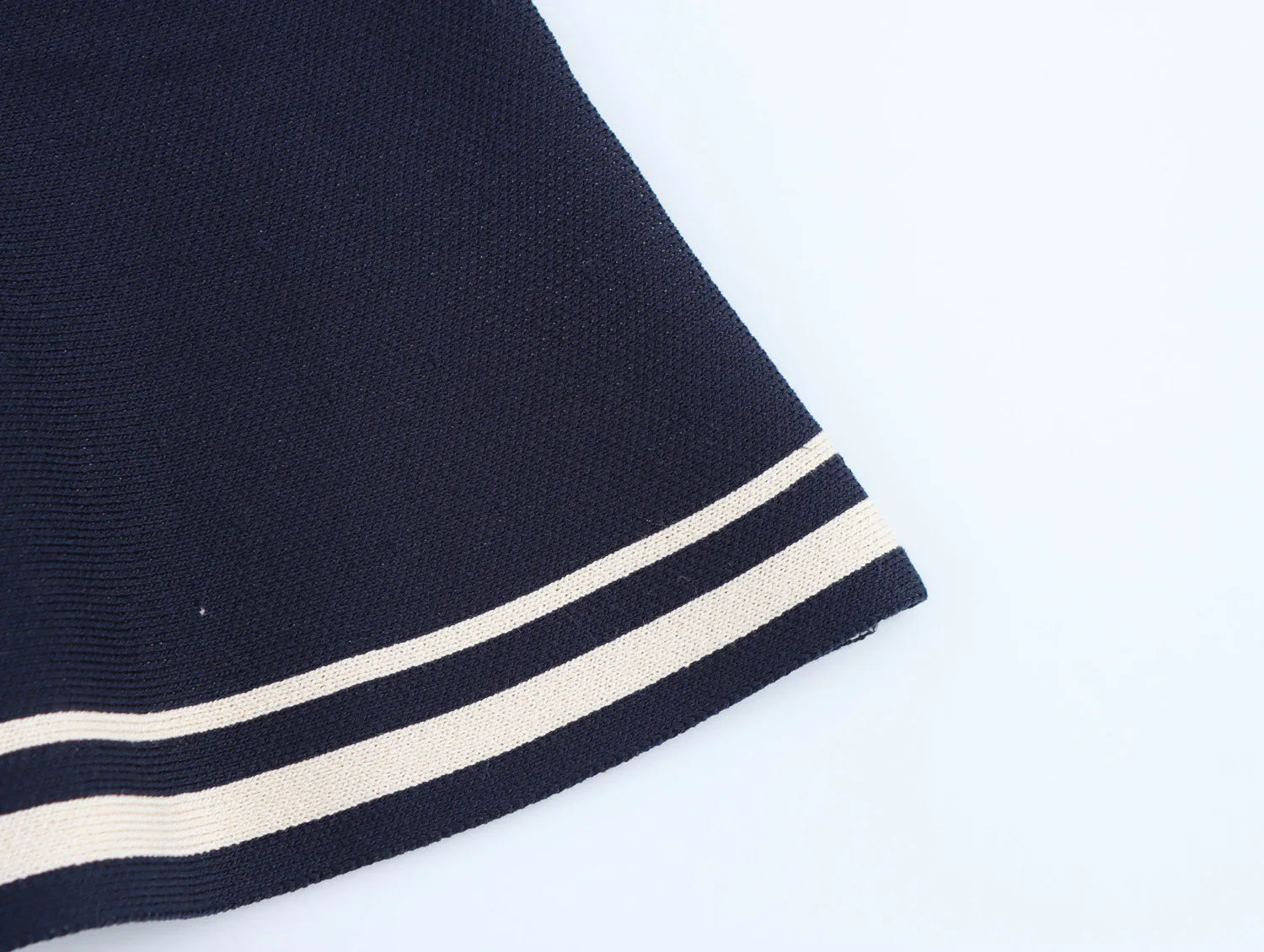 Women's Loose Knitted Blazer and High Waist A-Line Skirt Set with Lapel Double Breasted Pocket Jacket Chic Spring Suit