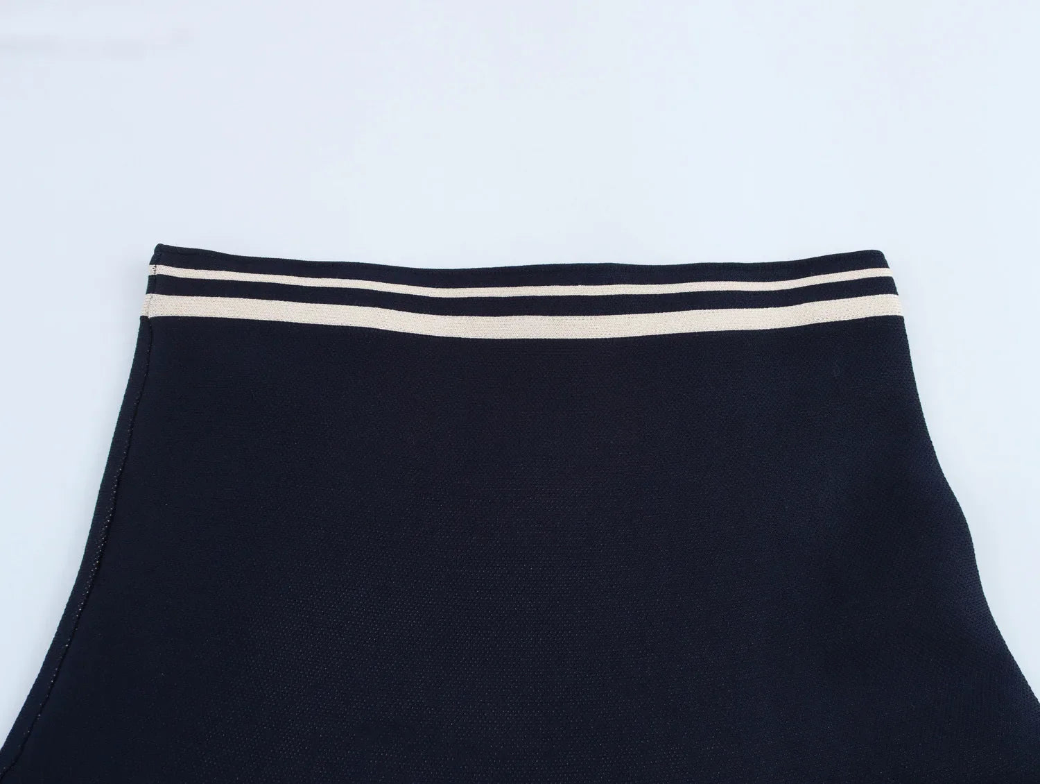 Women's Loose Knitted Blazer and High Waist A-Line Skirt Set with Lapel Double Breasted Pocket Jacket Chic Spring Suit